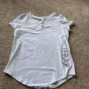 White cyclebar tee